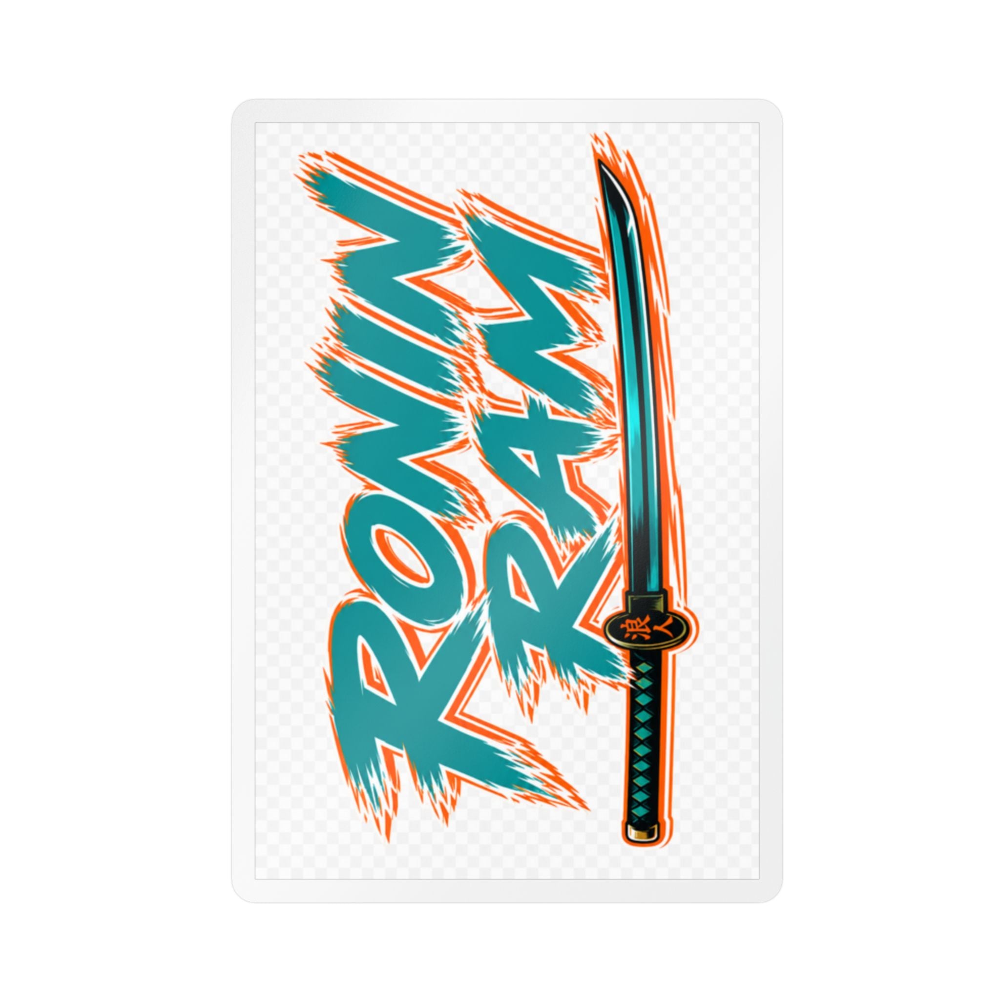 Ronin Ram Samurai Sword Vinyl Sticker — Kiss-Cut Decal