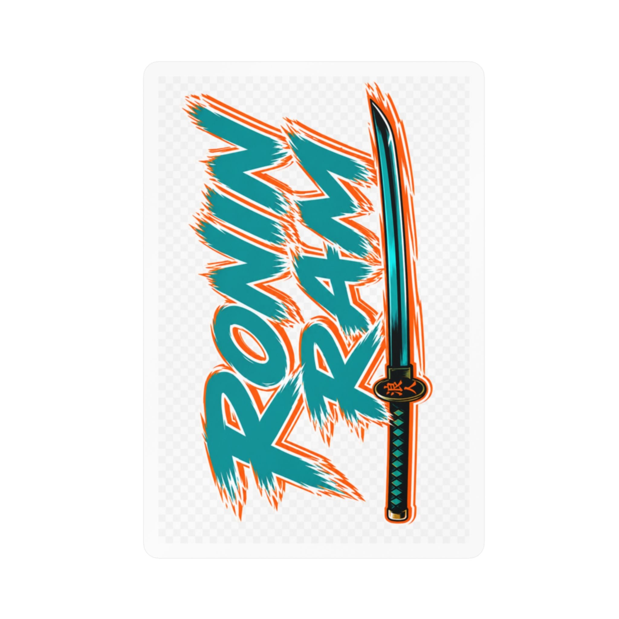 Ronin Ram Samurai Sword Vinyl Sticker — Kiss-Cut Decal