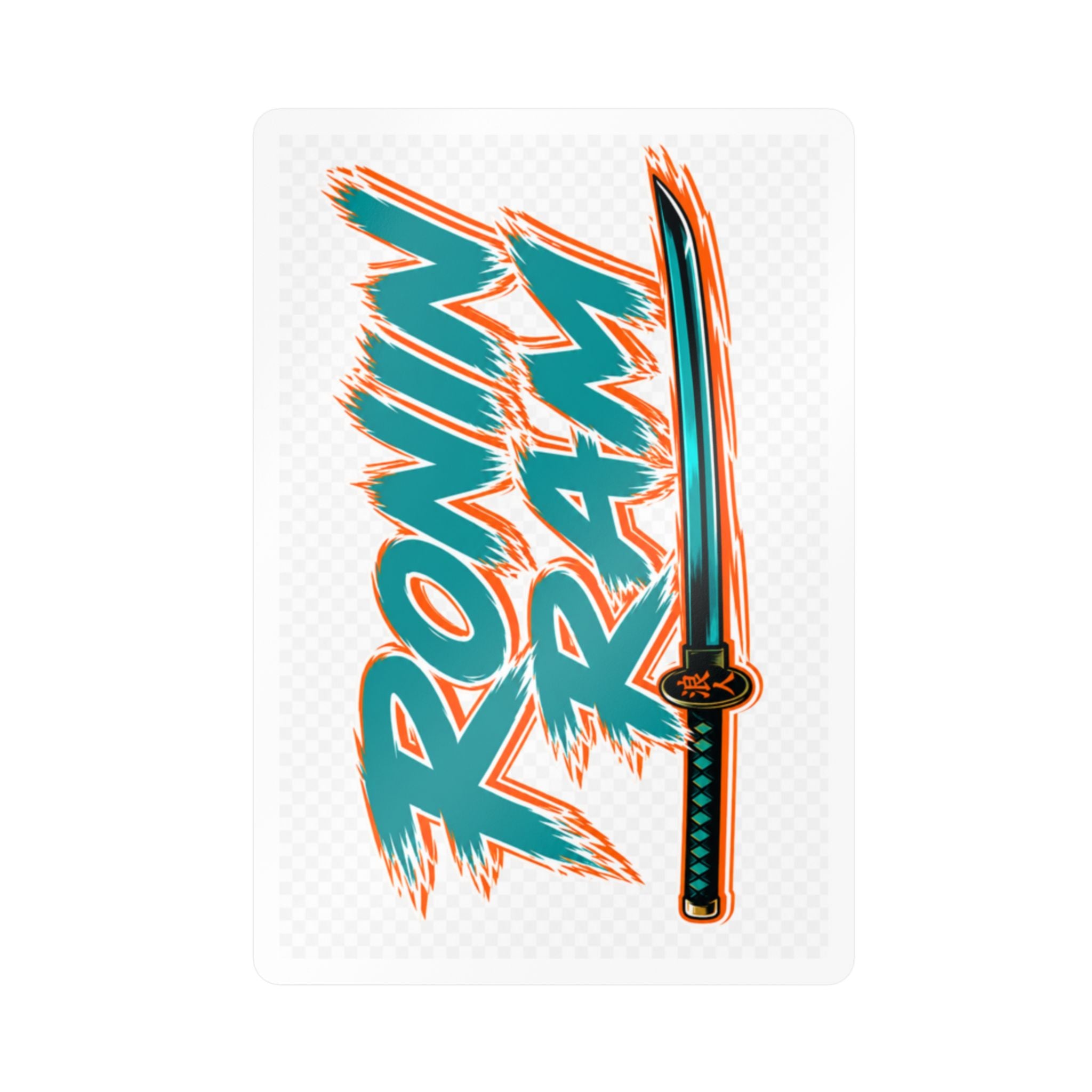 Ronin Ram Samurai Sword Vinyl Sticker — Kiss-Cut Decal