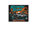 Kiss-Cut Vinyl Decal — Ronin Ram Miami Truck Graphic: "Built Different, Driven By Honor"