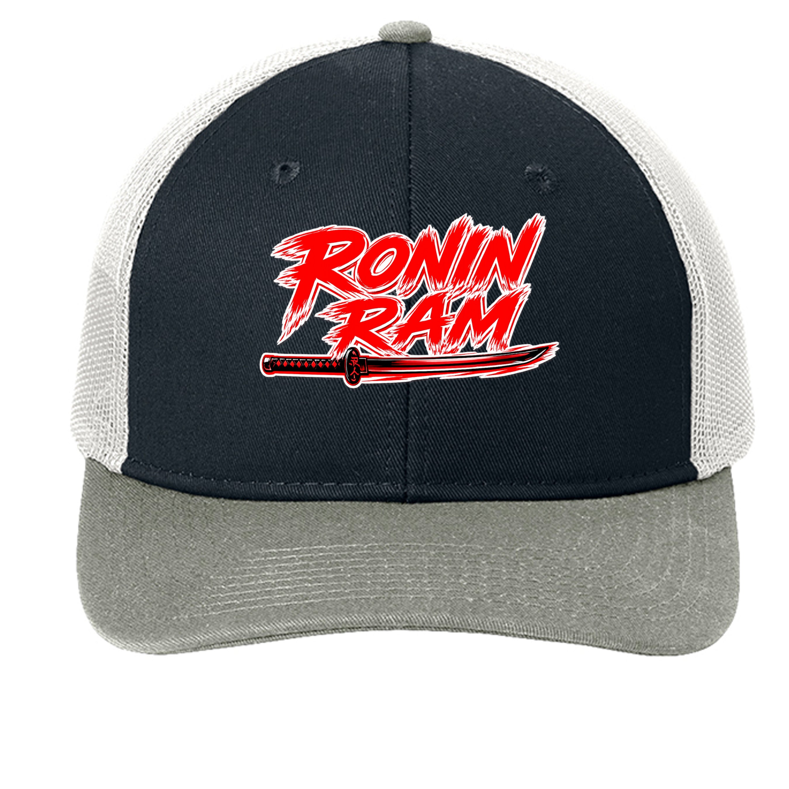 Rich Navy/ Heather Grey/ White - C402 - FRONT