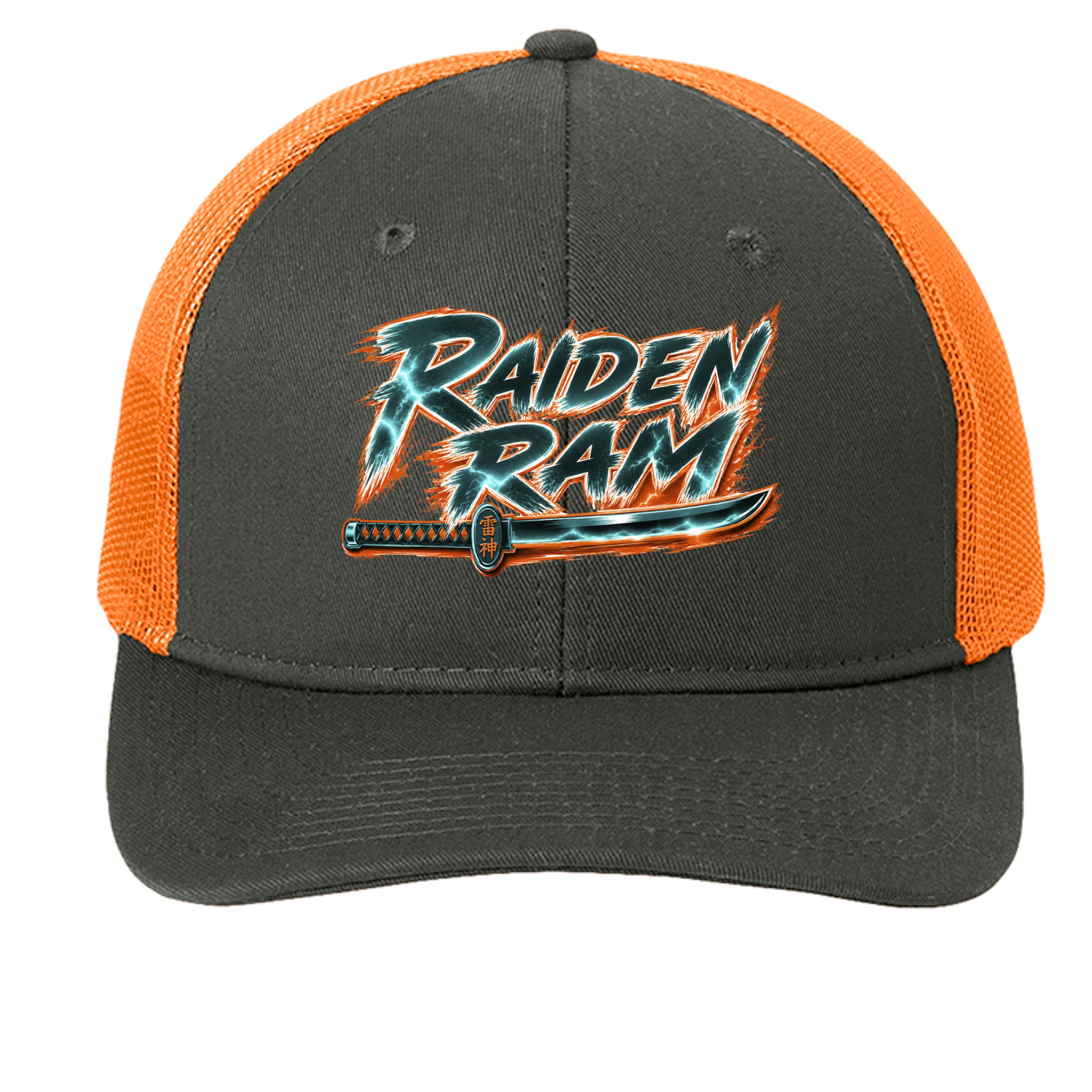 Grey Steel/ Neon Orange - C402 - FRONT