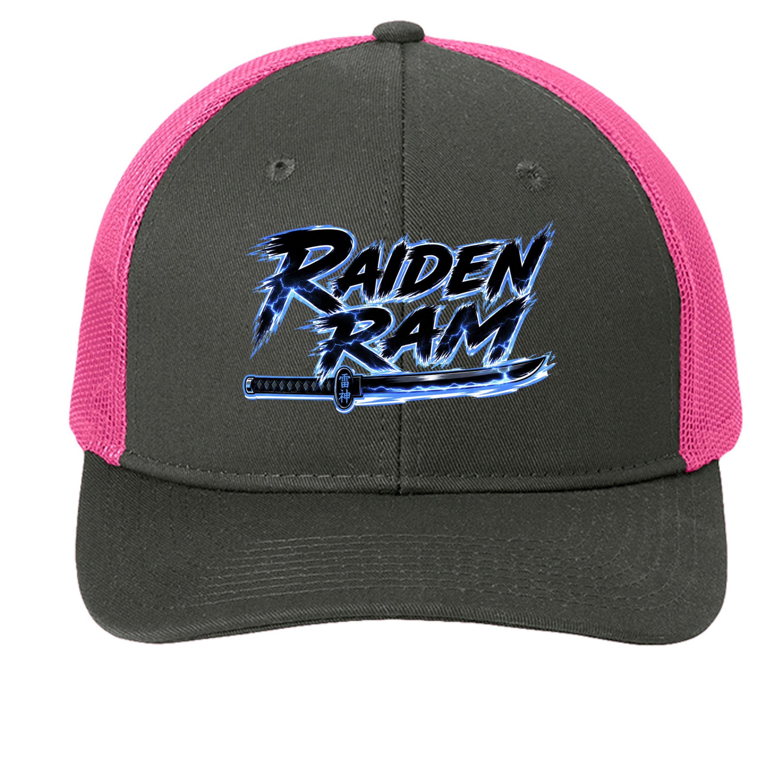 Grey Steel/ Neon Pink - C402 - FRONT