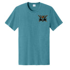 Vivid Teal Heather - PC43 - FRONT