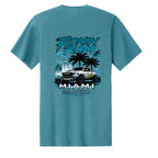 Vivid Teal Heather - PC43 - BACK
