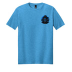 Heathered Bright Turquoise - DM108 - FRONT