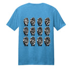 Heathered Bright Turquoise - DM108 - BACK